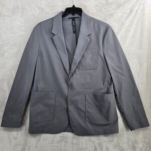 PROOF Nomad Blazer‎ Jacket Mens Medium Gray Peformance Polyester Blend Huckberry